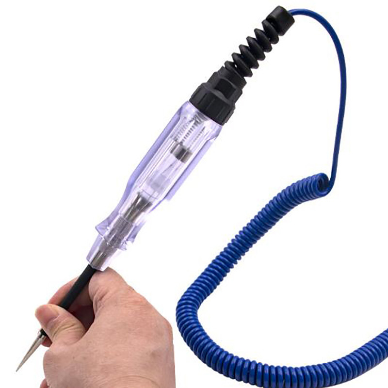 Auto DC 6V 12V 24V DC Tester de circuite de tensiune pentru mașină Pix cu sondă lungă Instrumente de reparație auto pentru verificarea circuitelor, siguranțelor, comutatoarelor