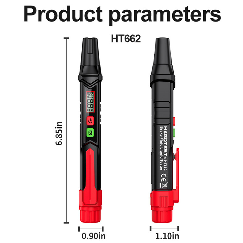 Stabdžių skysčio aptikimo rašiklis Automatinis alyvos detektorius Skaitmeninių detektorių variklis