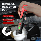 Tester de lichid de frână auto Tester digital de lichid de frână auto pentru DOT3/DOT4/DOT5.1 Stilo de verificare a calității uleiului Alarmă de lumină sonoră