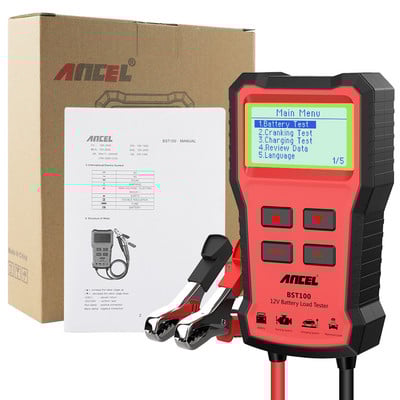 ANCEL BST100 Smart Car Battery Tester 100-2000CCA Auto Battery Tool Scanner Υποστήριξη μπαταρίας αυτοκινήτου 12V Διαγνωστικό σύστημα μπαταρίας