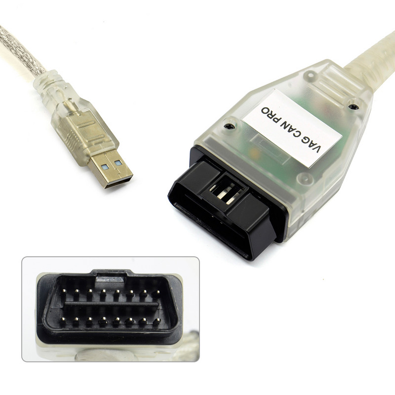 Professzionális VAG CAN PRO 5.5.1 CAN BUS UDS K-line OBD2 diagnosztikai eszköz szoftver V5.5.1 VAG OBD VCP szkenner