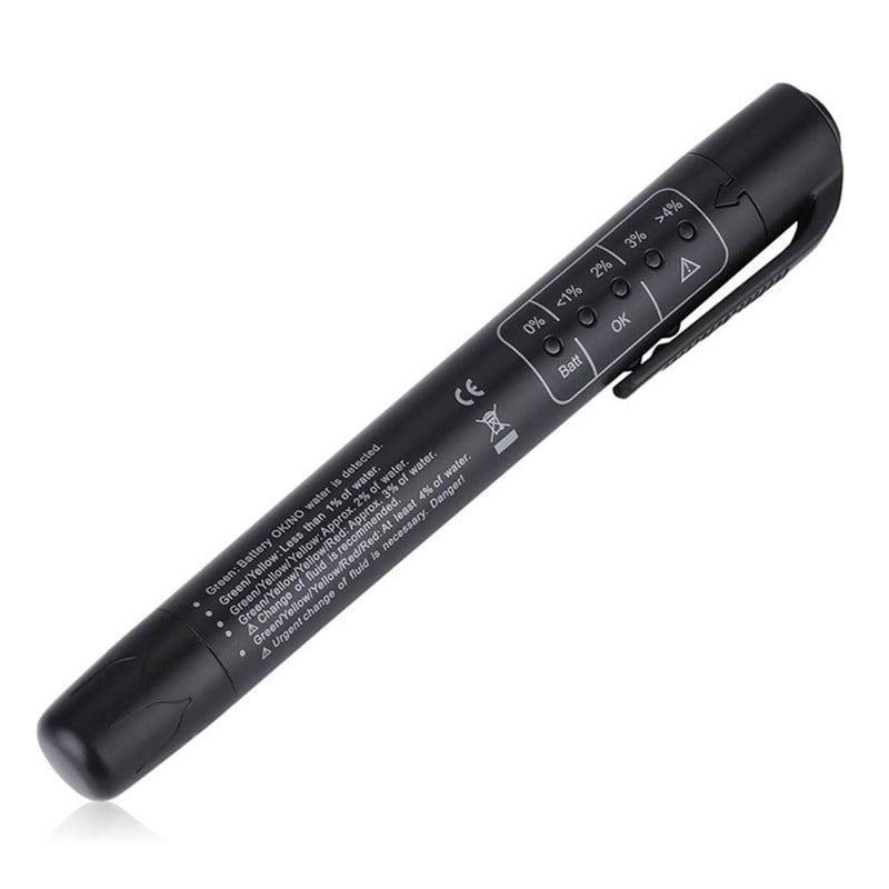 Tester lichid de frână Stilo Testare automată a lichidelor 5 LED-uri Afișaj cu indicatori LED Verificare calității uleiului de frână Accesorii auto noi Instrumente de reparație auto