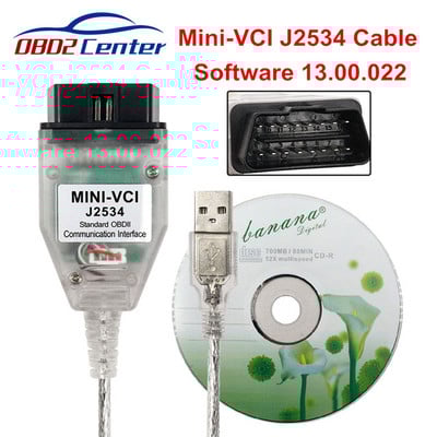 Mini VCI de înaltă calitate V17.30.011 FT232RL pentru cablu de diagnosticare Toyota Tis Techstream J2534 OBD2 Scanner de diagnosticare Mini-VCI-J2534