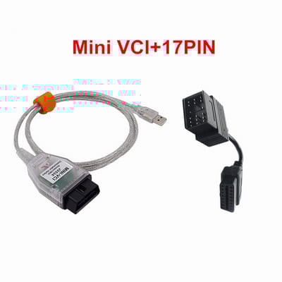 Mini VCI de înaltă calitate V17.30.011 FT232RL pentru cablu de diagnosticare Toyota Tis Techstream J2534 OBD2 Scanner de diagnosticare Mini-VCI-J2534