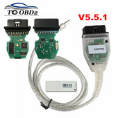 Profesional pentru VAG CAN PRO 5.5.1 Cititor de coduri OBD2 automat VCP PRO Scanner de diagnosticare V5.5.1 CAN-BUS K-Line multifuncțional