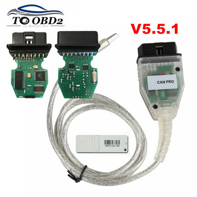 Professzionális VAG CAN PRO 5.5.1 Auto OBD2 kódolvasó VCP PRO diagnosztikai szkenner V5.5.1 CAN-BUS K-Line többfunkciós