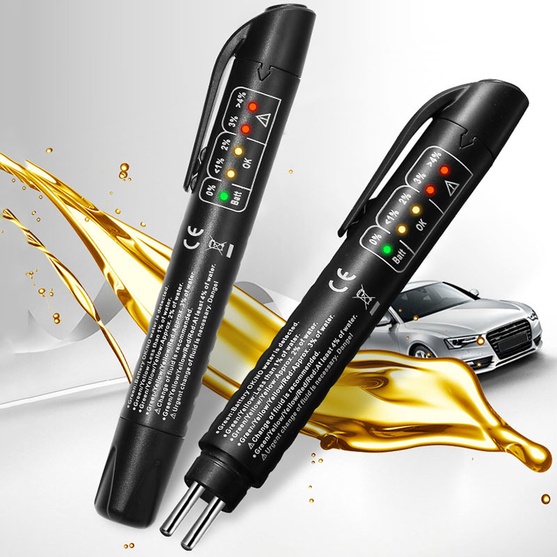 Alati za pregled popravka automobila Tekućina za automatske kočnice Testiranje ulja za kočnice Pero Tester tekućine za kočnice Test kvalitete ulja LED zaslon Alati za testiranje