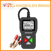 KINGBOLEN BM550 automobilio akumuliatoriaus tikrinimo įrankiai OBD2 6V 12V 24V 100-2000CCA akumuliatorių sistemos aptikimo automatinio analizatoriaus automobilio diagnostikos įrankis