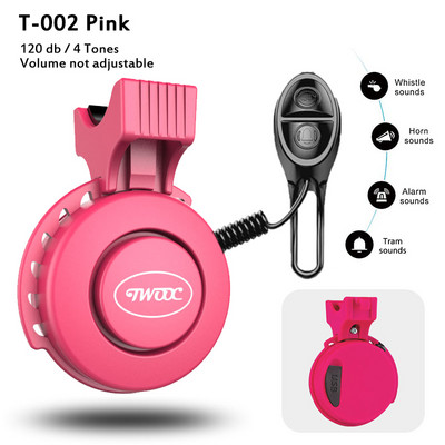 Bike Bell töltő hangszóró USB újratölthető mini elektromos kerékpár kürt 4 mód kerékpáros elektromos kerékpár tartozékok robogókhoz, MTB