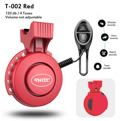 Bike Bell töltő hangszóró USB újratölthető mini elektromos kerékpár kürt 4 mód kerékpáros elektromos kerékpár tartozékok robogókhoz, MTB