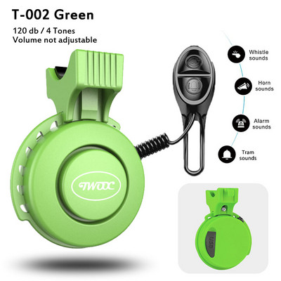 Bike Bell töltő hangszóró USB újratölthető mini elektromos kerékpár kürt 4 mód kerékpáros elektromos kerékpár tartozékok robogókhoz, MTB