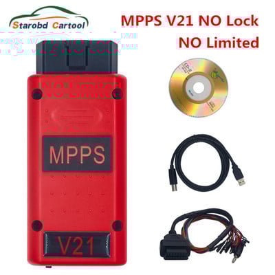Cel mai nou MPPS V18.12.3.8 MAIN Tricore Multiboot OBD2 MPPS V18 cu Breakout Tricore Cable Car Tool