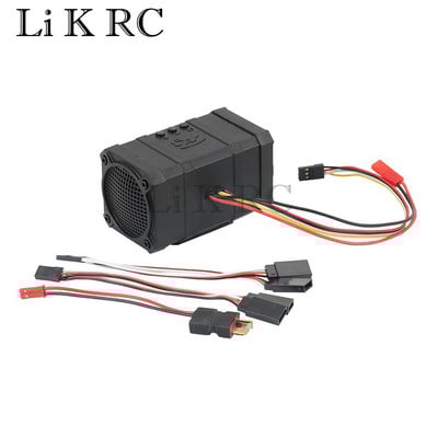 Simulator de sunet al motorului de mașină RC, difuzor de claxon de control CH3 pentru camion cu șenile la scară 1/10, barcă de motociclete TRX4 SCX10