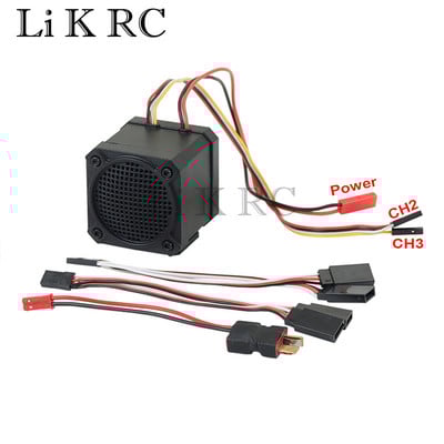 Simulator de sunet al motorului de mașină RC, difuzor de claxon de control CH3 pentru camion cu șenile la scară 1/10, barcă de motociclete TRX4 SCX10