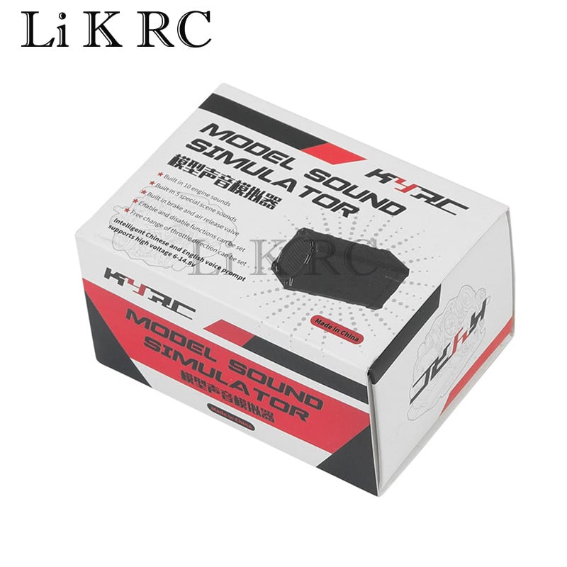 Simulator de sunet al motorului de mașină RC, difuzor de claxon de control CH3 pentru camion cu șenile la scară 1/10, barcă de motociclete TRX4 SCX10