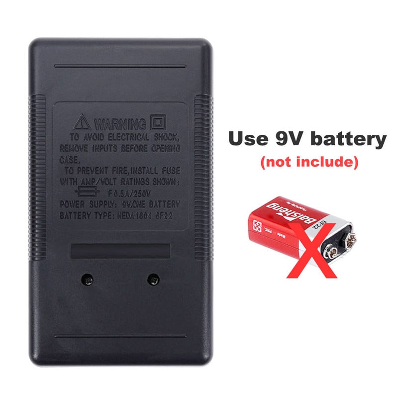 DT-832 Mini Pocket Digitális Multiméter 1999 Számok Volt Amper Ohm Dióda hFE Folytonosság Tester Ampermérő Voltmérő Ohmmérő