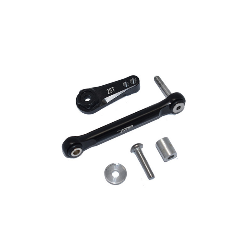 GPM Metal Aluminiu 25T Coarn braț servo direcție + tijă LOS231057+LOS231024 pentru LOSI 1/10 Lasernut U4 Tenacity DB Pro
