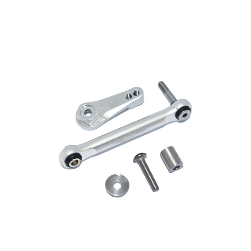 GPM Metal Aluminiu 25T Coarn braț servo direcție + tijă LOS231057+LOS231024 pentru LOSI 1/10 Lasernut U4 Tenacity DB Pro
