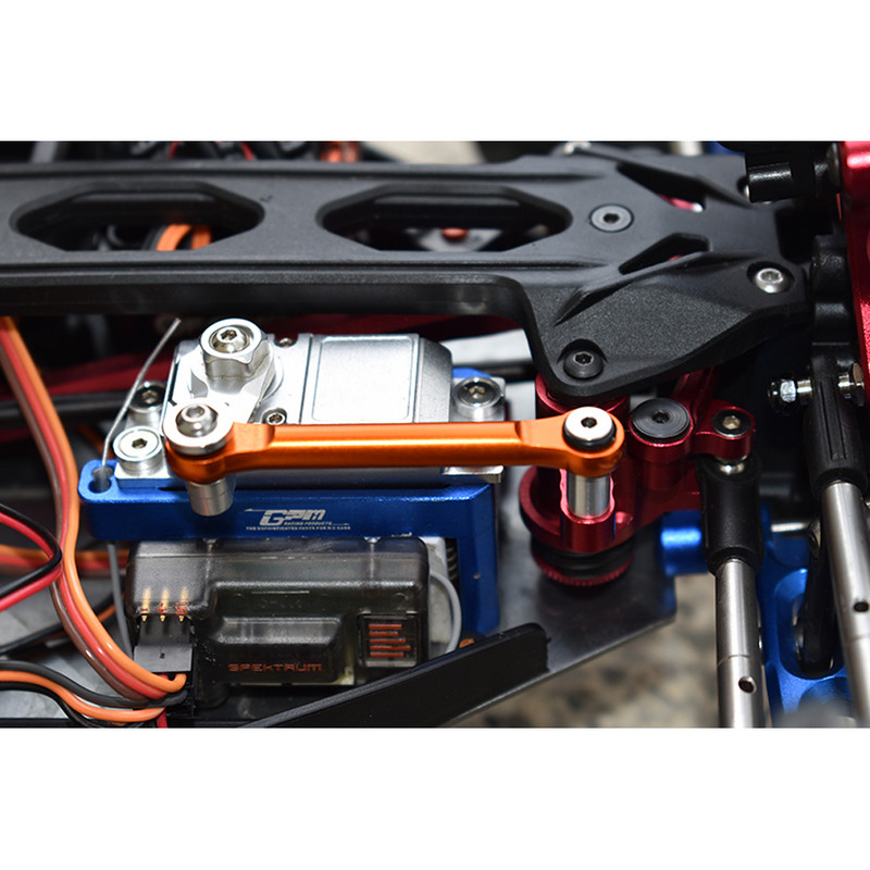 GPM Metal Aluminiu 25T Coarn braț servo direcție + tijă LOS231057+LOS231024 pentru LOSI 1/10 Lasernut U4 Tenacity DB Pro