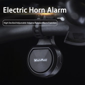 Claxon de bicicletă reîncărcat prin USB, clopoțel pentru bicicletă, scuter electric/accesorii MTB, inel de alarmă pentru ciclism, difuzor pentru ghidon