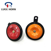 LVEE DL126L Kit claxon electric universal pentru motociclete 12V MAȘINĂ Difuzoare rotunde rezistente la apă pentru scooter, ciclomotor, Dirt Bike ATV