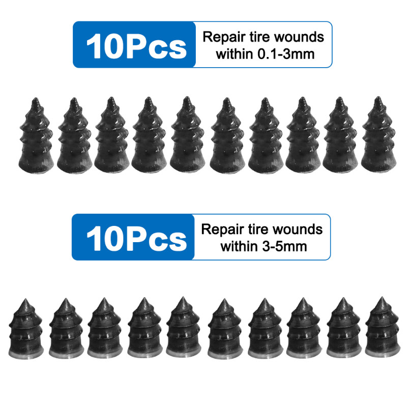 Motociklų Vakuuminis Padangų Taisymo Vinys Automobilių Sunkvežimiai Motoroleris Dviračių Padangų Pramušimo Taisymo Įrankiai Universalus bekamerinis guminių vinių rinkinys