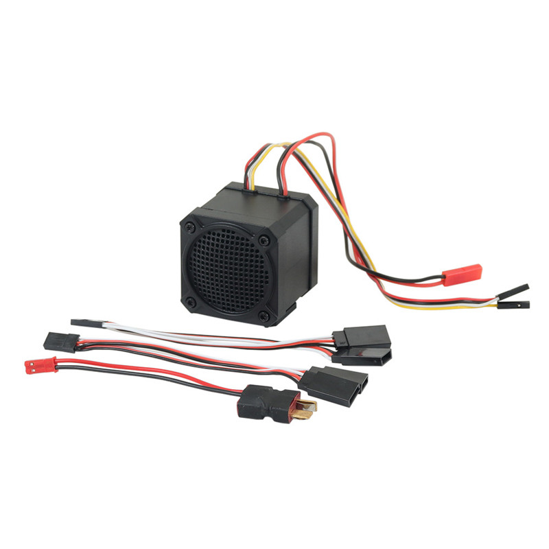 Simulator de sunet al motorului de mașină RC, difuzor de claxon de control CH3 pentru camion cu șenile la scară 1/10, barcă de motociclete TRX4 SCX10