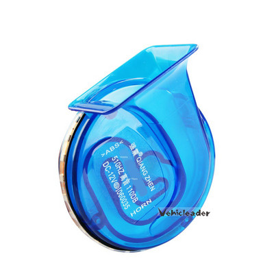 12V Csigakürt LED-es Light Loud Voice Hangszóróval Légkürt Auto Vízálló Snail Air Motorkürt Sziréna Hangos LED-lámpával