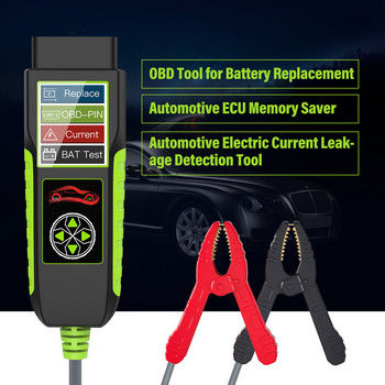 4 В 1 анализатор на автомобилни акумулатори Cranking Charging Circuit Tester OBD Voltage Electric Leak Detection Auto Diagnostic Scanner Tool