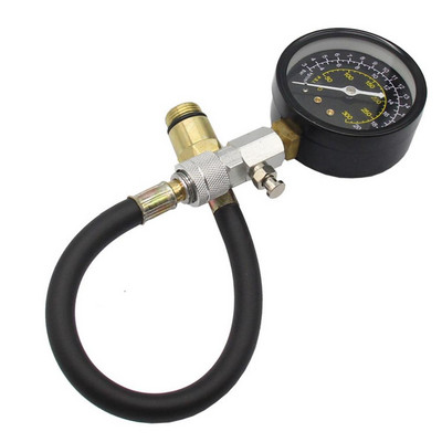 Kompresszióvizsgáló nagy pontosságú kismotoros kompresszióvizsgáló 0-300PSI kompresszióellenőrző kompressziós műszer