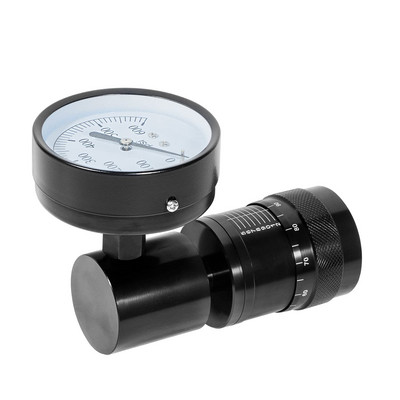 ANX 66841 Mini tester de arc de supapă cu cadran rotund micrometru Gama 0-600LB Crește de 10LB, mecanic pentru menghină sau presă cu arbore