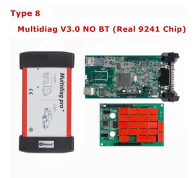 Jauns 2020.23 ar Keygen Multidiag PRO TCS VCI Bluetooth Double PCB V3.0 Real 9241 Chip OBD2 skenera automašīnu kravas automašīnu diagnostikas rīks