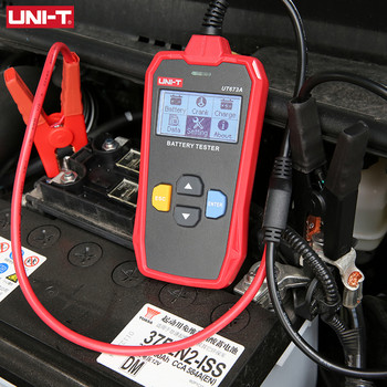 UNI-T Тестер за автомобилни акумулатори UT673A UT675A 12V 24V DC Тестер за натоварване Измервател на капацитет Проверка на батерията Тест за зареждане на веригата Cranking