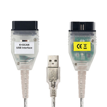 Кабел за автомобилен скенер за BMW K+CAN D+CAN K-Line FTDI FT232RL с превключвател K-DCAN K CAN OBD2 Диагностични кабели за IN-PA USB кабел