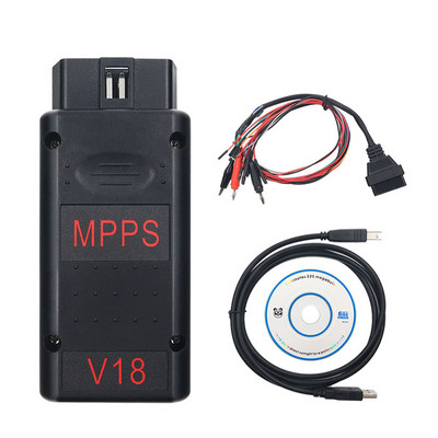 2022. gada atbloķēšanas MPPS V21 ECU galvenās mikroshēmas noskaņošanas rīks MPPS V18 MAIN+Tricore+Multiboot+Breakout Tricore Cable OBD2 ECU programmētājs