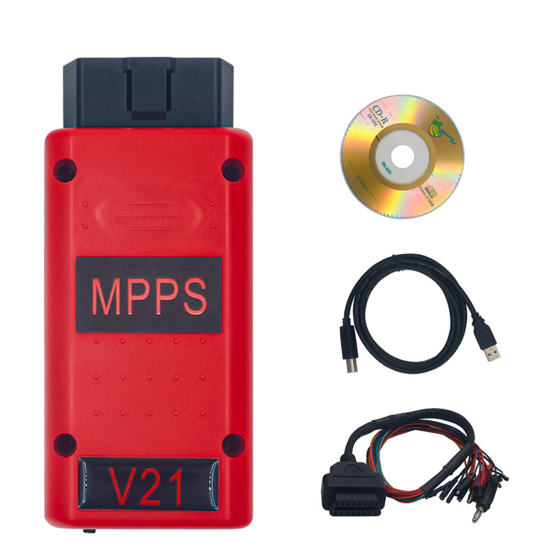 2022 MPPS V21 ECU Master Chip Tuning Tool MPPS V18 MAIN+Tricore+Multiboot+Breakout Tricore kábel OBD2 ECU programozó feloldása