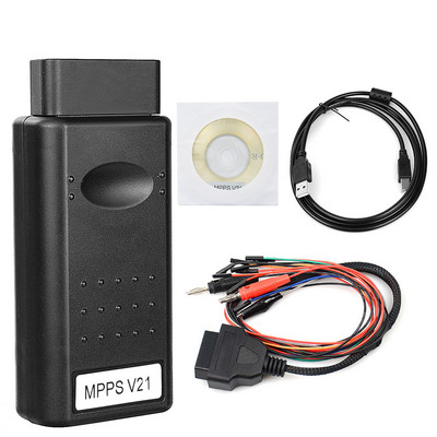 2021. gada jaunākais MPPS V18/V21 MAIN + TRICORE + MULTIBOOT ar Breakout Tricore kabeli Jaudīgs MPPS ECU programmētājs