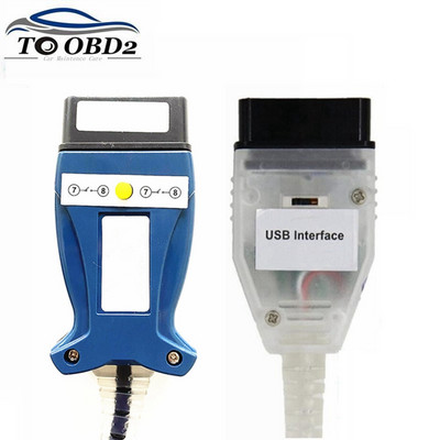 NOVÝ gombík K DCAN K+CAN pre BMW 16PIN kábel K+DCAN FTDI čip kompletná doska PCB OBD2 diagnostický nástroj s prepínačom