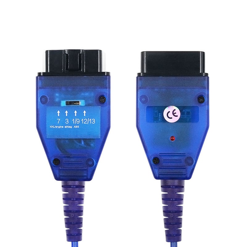 KKL 409.1 FTDI FT232RL Chip VAG COM V 409 OBDII Auto Scanner kábelkocsi Ecu diagnosztikai interfész 4 utas kapcsoló Több márkájú autóhoz