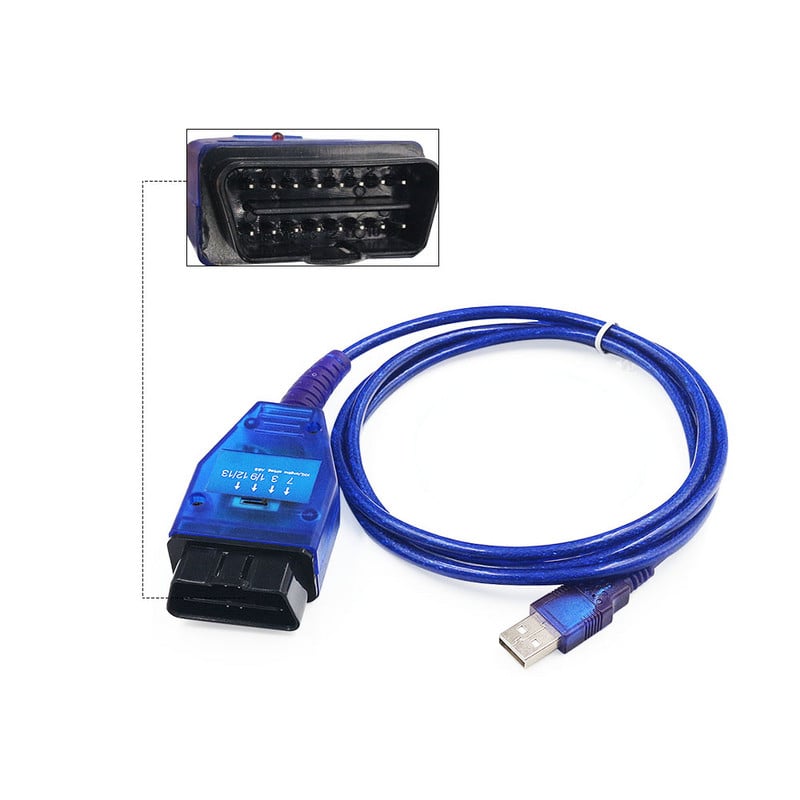 KKL 409.1 FTDI FT232RL Chip VAG COM V 409 OBDII Auto Scanner kábelkocsi Ecu diagnosztikai interfész 4 utas kapcsoló Több márkájú autóhoz