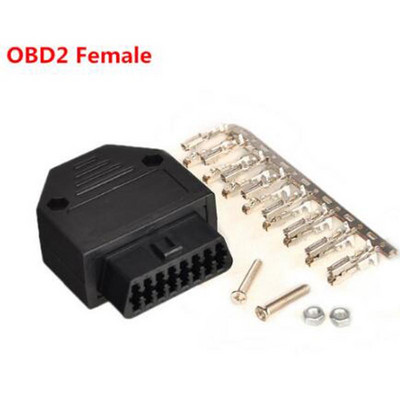 OBD2 priekš SUBARU 9 kontaktu vīrieša 9 kontaktu uz 16 kontaktu OBD 2 OBDII diagnostikas rīka obd kabelis, kas pārveidots par 16 kontaktu mātītes interfeisa automātisko skenēšanu