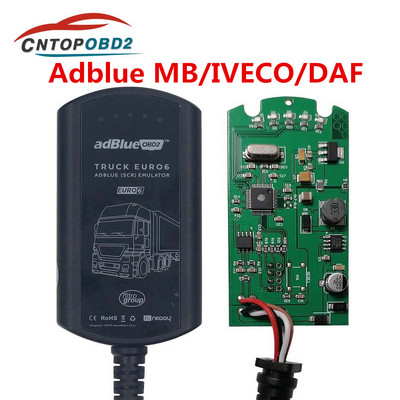 Гореща разпродажба Adblue емулатор, специален за MB/IVECO/ DAF Dupport Euro 6 камион, по-добър от Ablue 9 в 1 емулаторна кутия, пълна версия с чип
