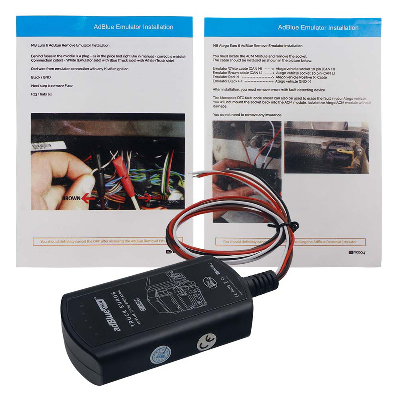 Kuum Adblue emulaatori eripakkumine MB/IVECO/DAF Dupport Euro 6 veoautole, parem kui Ablue 9 in 1 emulaatorikarbi täiskiibiversioon
