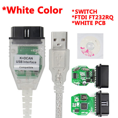 2022 Νεότερο για BMW IN-PA K+CAN K CAN IN-/PA Με τσιπ FT232RL για BMW IN*-PA K DCAN Καλώδιο διασύνδεσης USB με 20 PIN