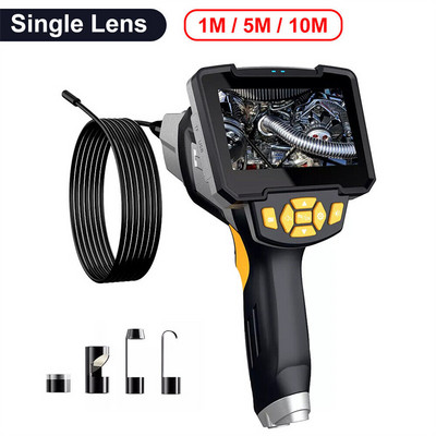 Kahe objektiiviga boreskoobi kontrollkaamera tööstuslik endoskoop koos kerge veekindla digitaalse videoskoobi kaameraga autotööstusele, torudele