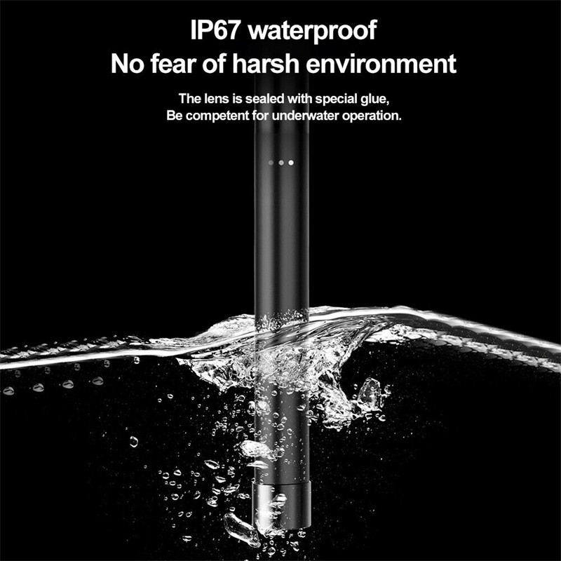 Kahe objektiiviga boreskoobi kontrollkaamera tööstuslik endoskoop koos kerge veekindla digitaalse videoskoobi kaameraga autotööstusele, torudele