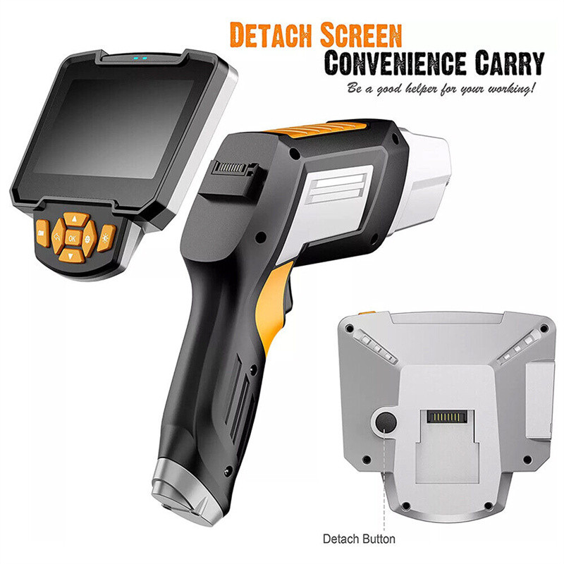 Kahe objektiiviga boreskoobi kontrollkaamera tööstuslik endoskoop koos kerge veekindla digitaalse videoskoobi kaameraga autotööstusele, torudele