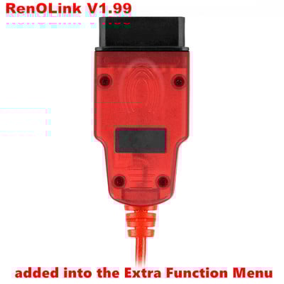 V1.99 V1.98 Renolink V1.87 pentru programator ECU Renault cheie ECU UCH care se potrivește codificarea tabloului de bord eeprom și flash