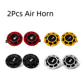 2 buc Red Hella Super Loud Compact Electric Blast Tone Claxon de aer 12V 115DB pentru Motociclete Car Difuzor Claxoane Depozit Rus