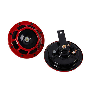 2Pcs Red Hella Super Loud Compact Electric Blast Tone Air Horn 12V 115DB For Motorcycle Car Speaker Horns Russian Warehouse